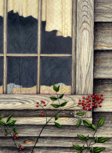 Canvased Print or Instant Download - Window to the Past